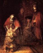 REMBRANDT Harmenszoon van Rijn The Return of the Prodigal Son oil painting